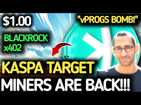 Kaspa Baru Saja Menarik Perhatian BlackRock! KAS $1 Lebih Dekat dari yang Anda Kira, Penjelasan x...