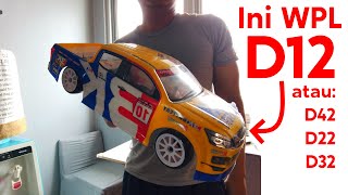 Modifikasi Custom WPL D12 - WPL D42 Ganti Body RC Skala 1:10 RC Drift