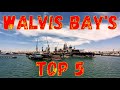 Top 5 attractions in Walvis Bay, Namibia, southern Africa