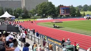 Iowa National Senior Olympics 100m final Men 50-54