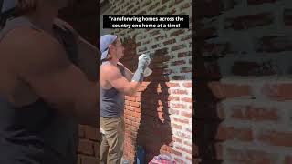 German Smear Timelapse #brick #diyhomedecor #diy #exteriordesign #construction #homedesign