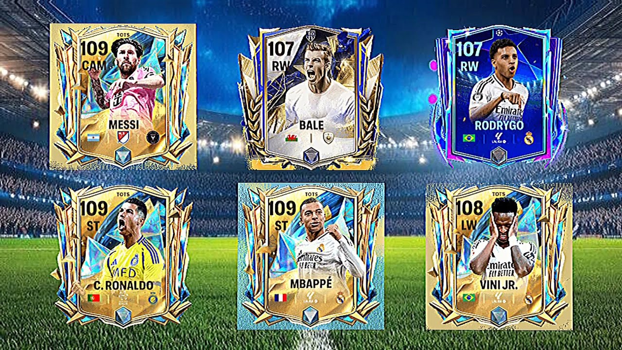 MESSI VS BALE VS RODRYGO VS C.RONALDO VS MBAPPÉ VS VINI JR. | PLAYER COMPARISON | #fcmobile #fifa23