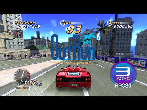 RPCS3 0.0.18-12867 | OutRun Online Arcade 4K 60FPS UHD | PS3 Emulator PC Gameplay
