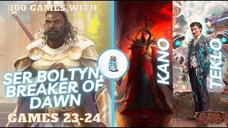 Boltyn Vs Kano | Teklovossen | Classic Constructed | Flesh and Blood | Road to 100