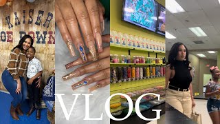 DAYLEE VLOG| Found A New Nail Tech • Go Texans Day • Skims Dupes?  • Funtastik Labs Bday Celebration