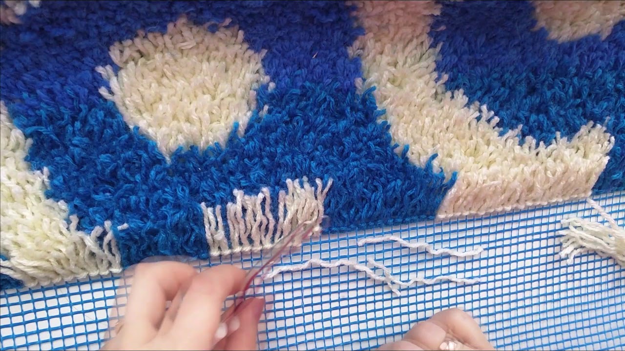 Вишивка в ковровій техніці. 3 способи. Carpet embroidery, 3 ways