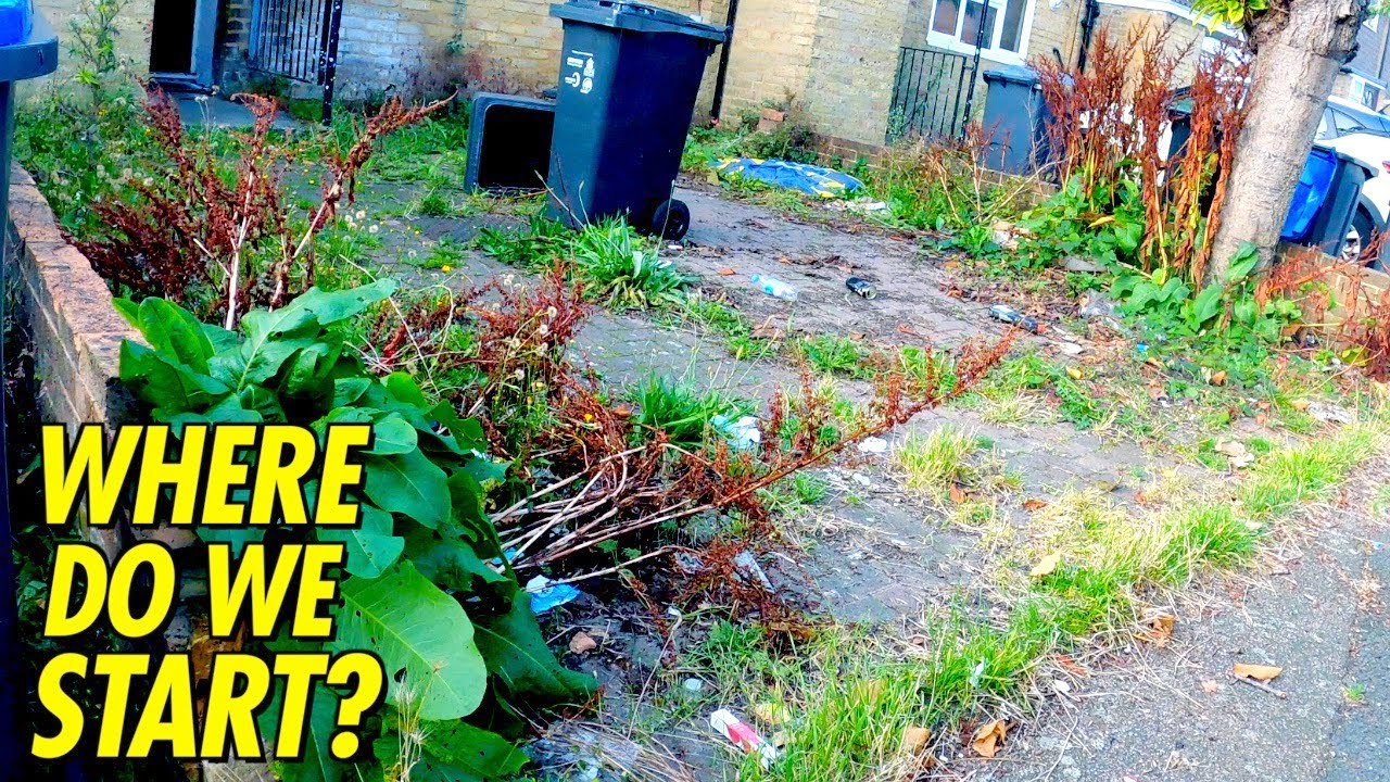Our WORST PATIO so far the WEEDS made PRESSURE WASHING much harder but LET’S GO! ASMR transformation