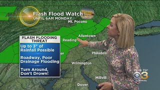 Philadelphia Weather: Flash Flood Watch Far Northwest