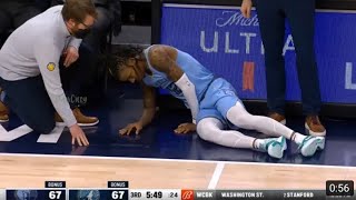 Ja Morant Gets Best Sportsmanship From Pat Beverley After He breaks His Ankles With Scary Injury !