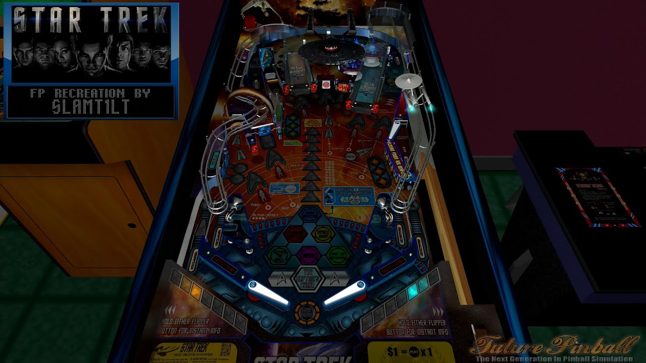 Batocera 36 + Future Pinball Star Trek (2013) YouTube