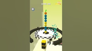 Stack Rider - All Levels Walkthrough Gameplay iOS, Android Mobile Game (Levels 255-256) #Shorts