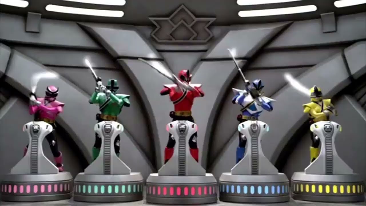 Power Rangers Samurai opening with Shinkenger theme song English version