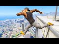 GTA 5: Jumping off Highest Buildings - GTA V Funny Moments #5