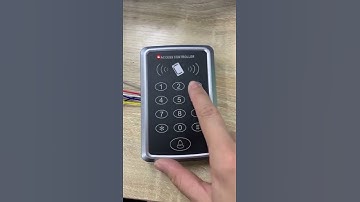 125KHz RFID Access Control Keypad Machine Outdoor Rainproof Cover EM Card Reader For Door Access Con