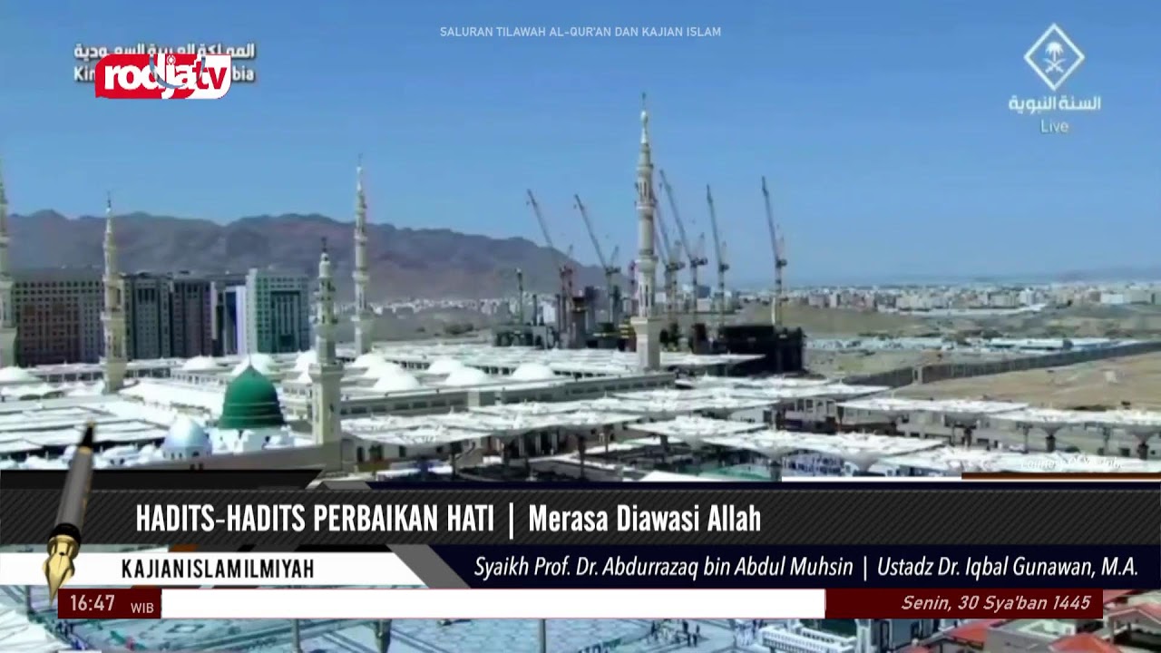 ⁣[REC] Syaikh Prof. Dr. Abdurrazaq bin Abdul Muhsin - Hadits Hadits Perbaikan Hati