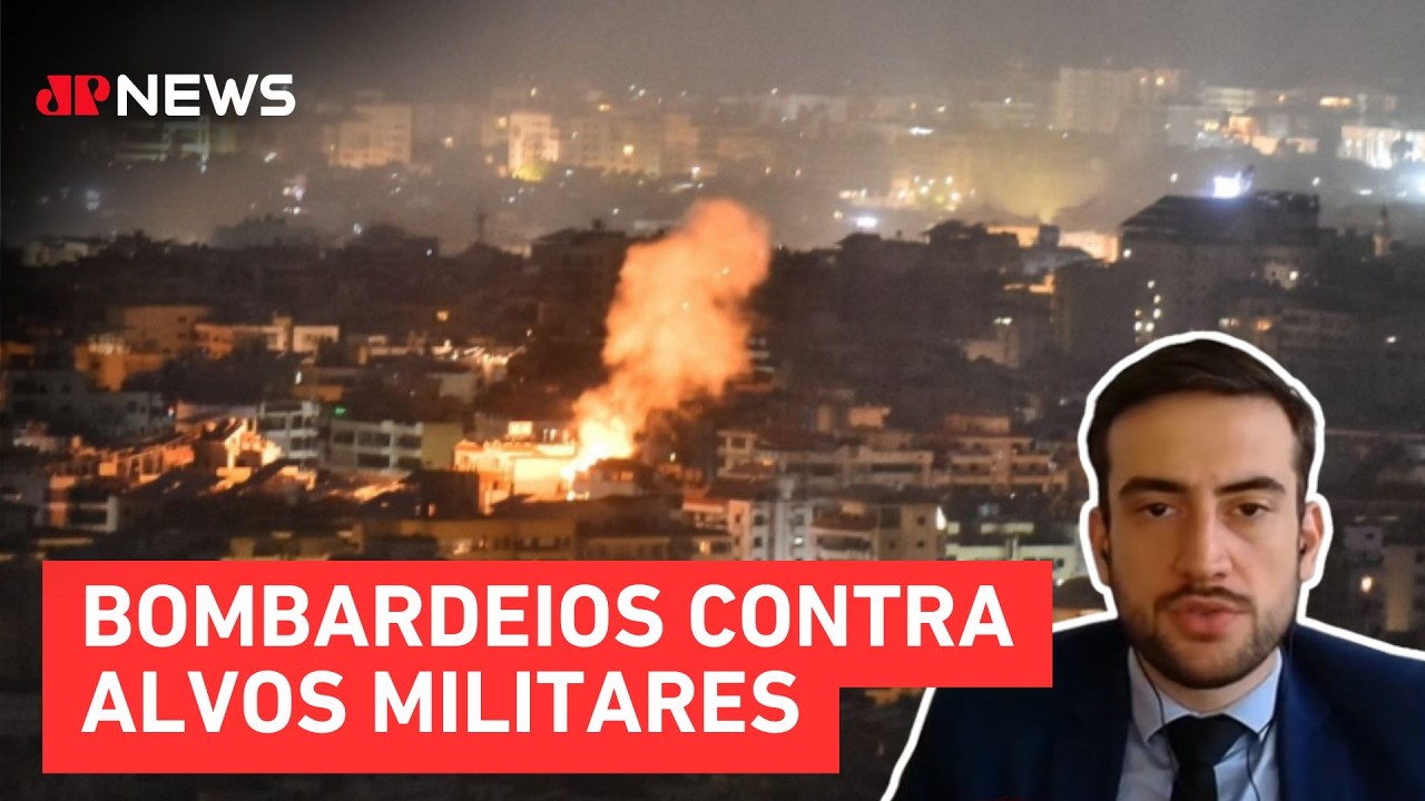 Israel bombardeia alvos do Hezbollah em Beirute; Mehero comenta