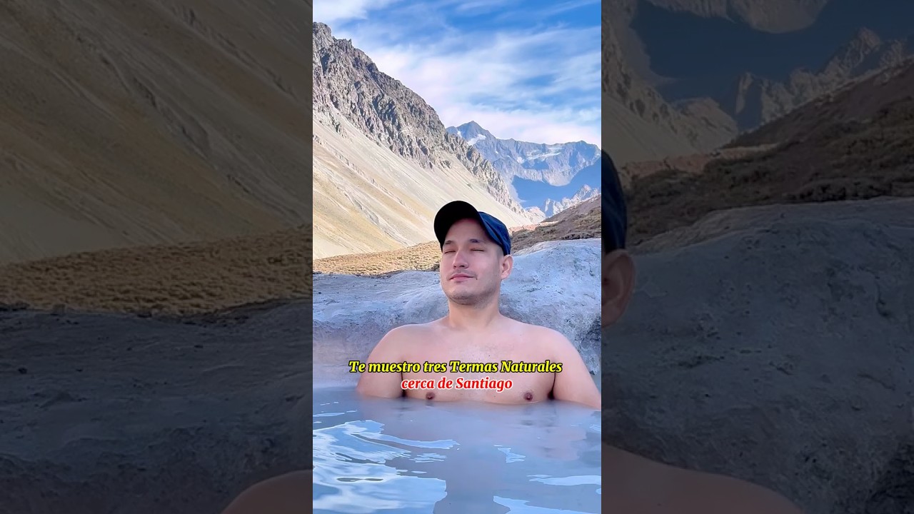 Estas son Tres Termas Naturales cerca de Santiago #santiago #termas #viralshort #parati #fypシ #fyp