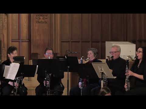 J.S. Bach: Fugue #4 from WTC book 1, arr. for bass clarinets