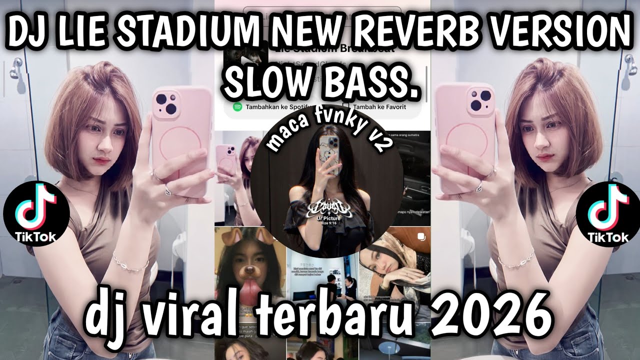 DJ LIE STADIUM NEW REVERB VERSION SLOW BASS  DJ VIRAL YANG KALIAN CARI❗❗❗❗