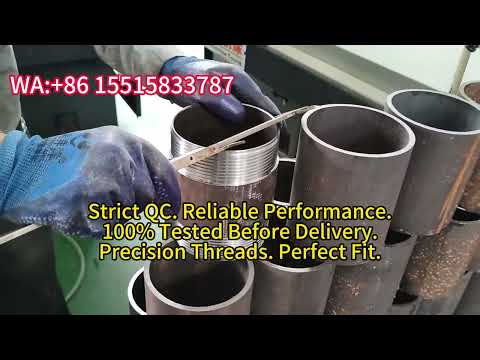 Core Pipe Coupling Quality Inspection | Precision Thread Testing & Factory QC