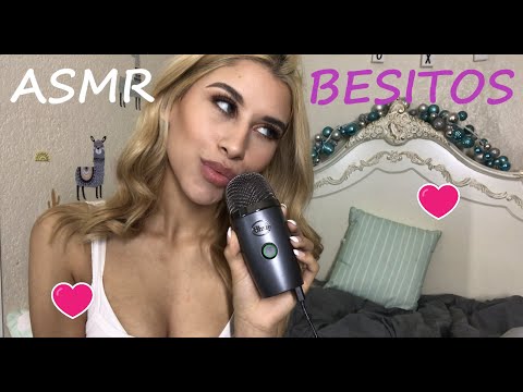 ASMR En español Besitos para dormir y atención personal 💕😚