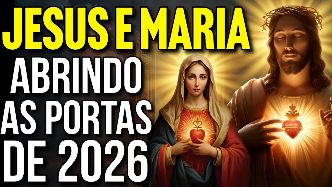 ORAÇÃO PARA PEDIR QUE JESUS E MARIA ABRAM AS PORTAS DE 2026 | Ouça Enquanto Dorme