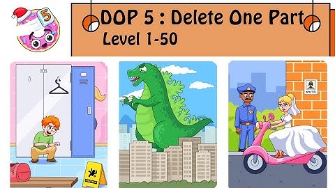 DOP 5 : Delete One Part Lv. 1-50 Walkthrough #gameplaywalkthrough #dop5 #games #fun