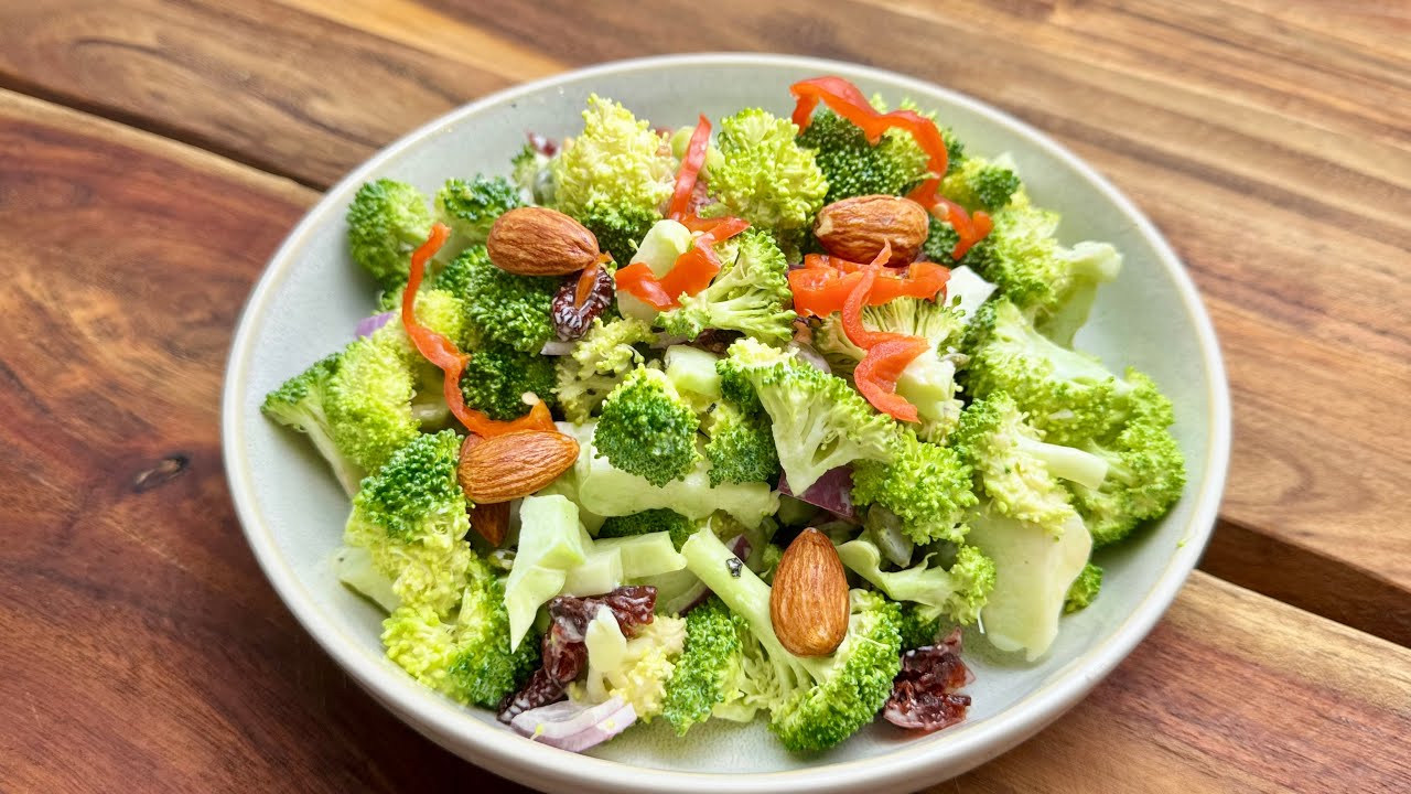 Tangy Fresh: Easy Broccoli Salad for a Healthy Bite YouTube