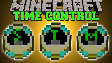 Minecraft: TIME CONTROL MOD (ENTER THE MATRIX, FAST MOTION, & SLOW MOTION!) Mod Showcase