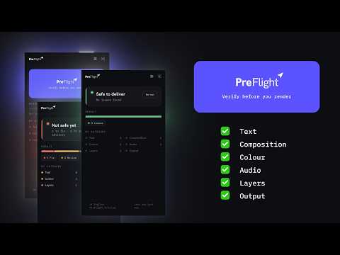 PreFlight for After Effects