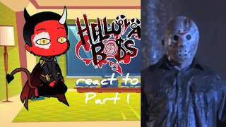 Helluva boss react to Jason Voorhees/Friday the 13th pt. 1/2