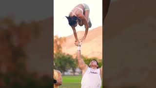 Up Close Stunts  #Sportshorts #Acro #Cheer #Cheerleading #Work #Workout #Fitness #Motivation #Gym