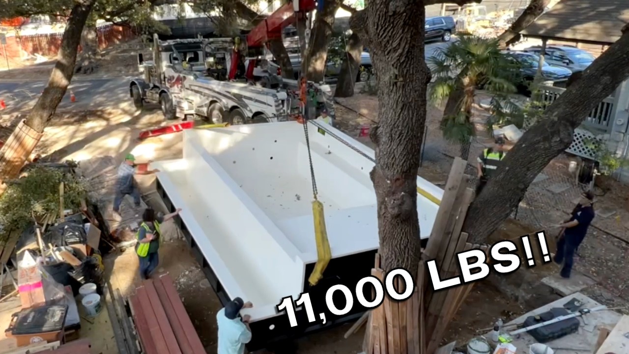 Prefab Steel Pool Install!