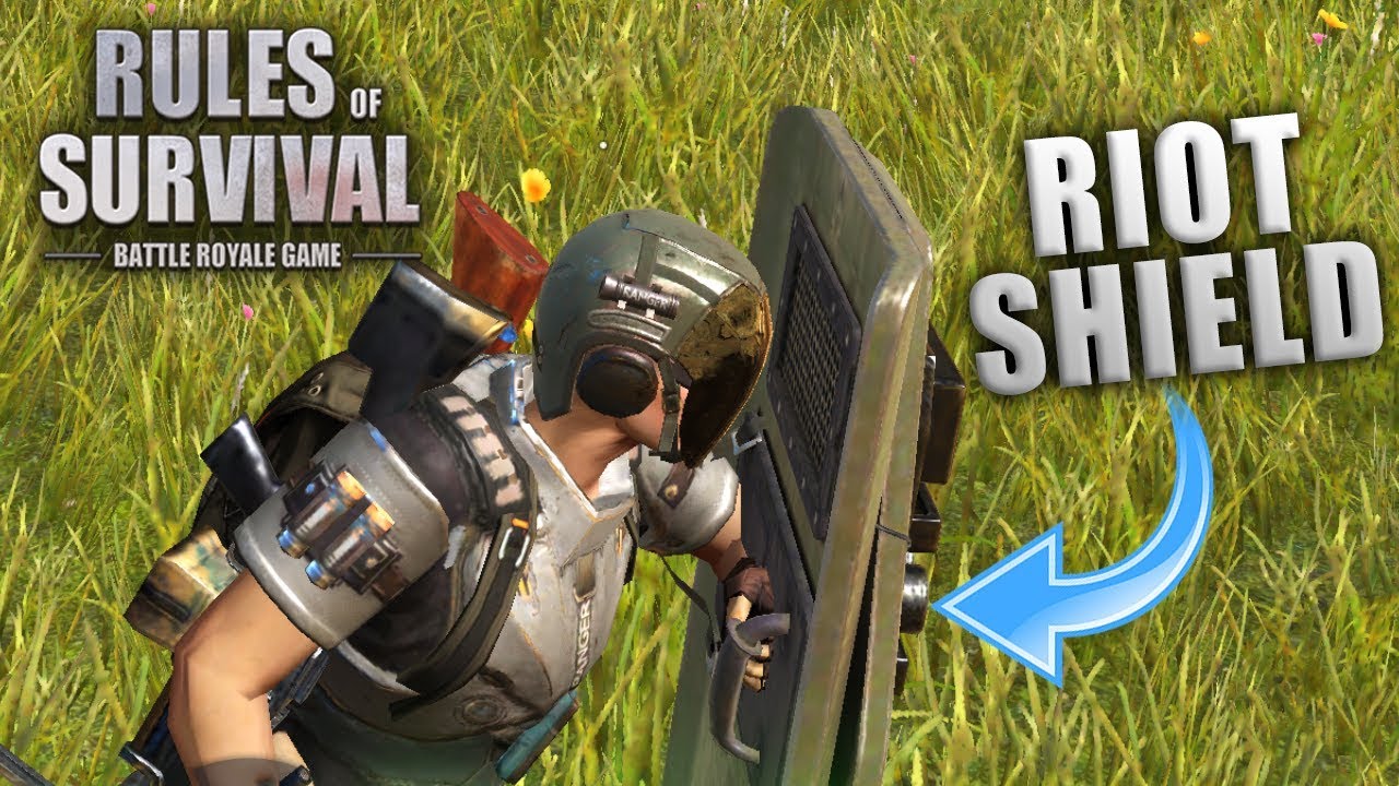 Rust Riot Sheild *NEW WEAPON* RIOT SHIELD GAMEPLAY IN RULES OF SURVIVAL! - YouTube