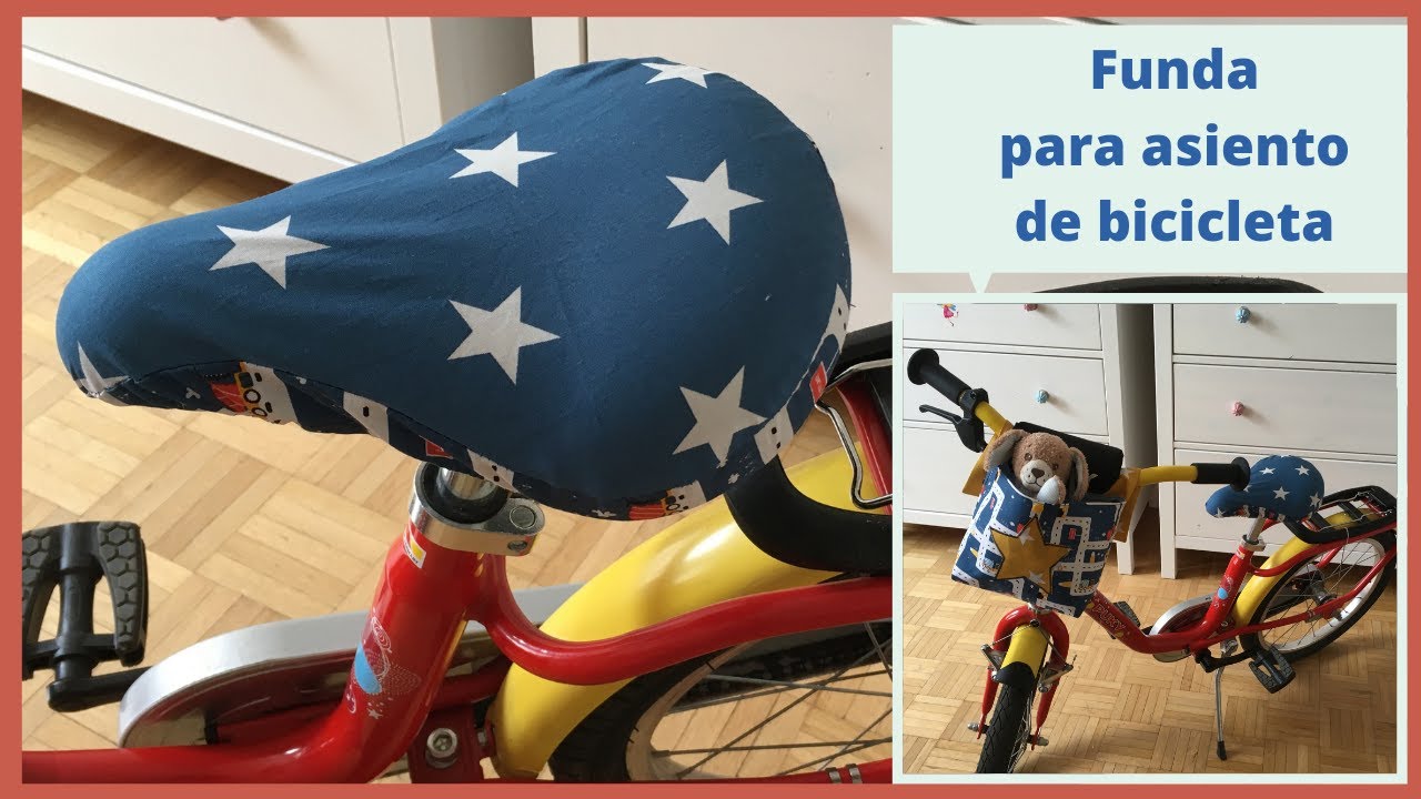 Funda para asiento de bicicleta / costura fácil 