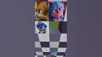 Sonic pixel art Minecraft✨pt3 | Wait For It... #shorts #minecraft #SonicMovie3