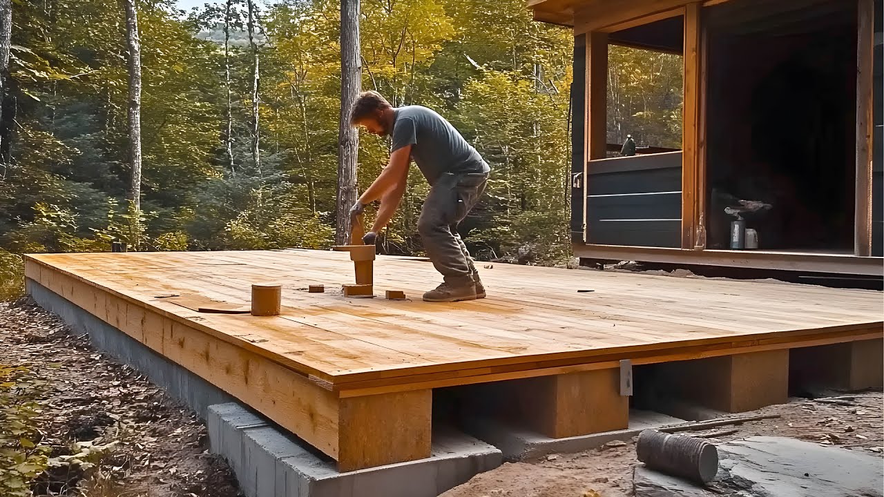 Building a TINY HOUSE in the Off Grid in Just 9 Months | Start to ...