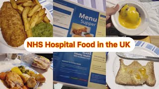NHS Hospital Food in the UK 🍽️ | What I Ate at Wexham Park Hospital 🇬🇧