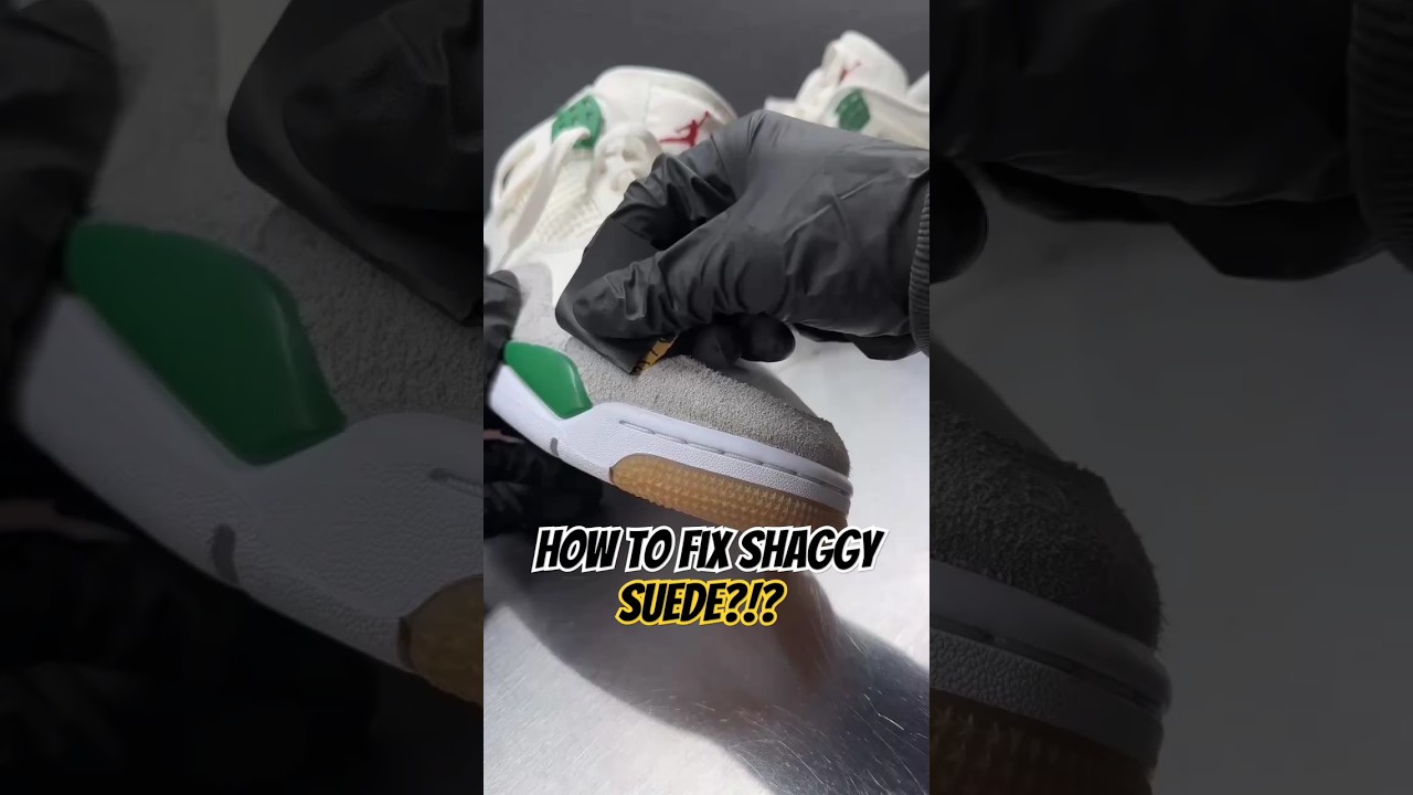 HOW TO FIX SHAGGY SUEDE?!? 😱
