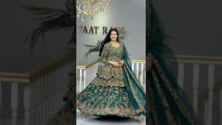 Most Beautiful Bridal Lehenga In Green Color By 7Aatrang Bridal