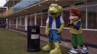 Captain Croc Says Dont Drop Litter