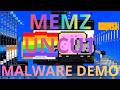 [UNCUT/UNEDITED] MEMZ Trojan Malware infection demonstration. #malware #trojan #windows #microsoft