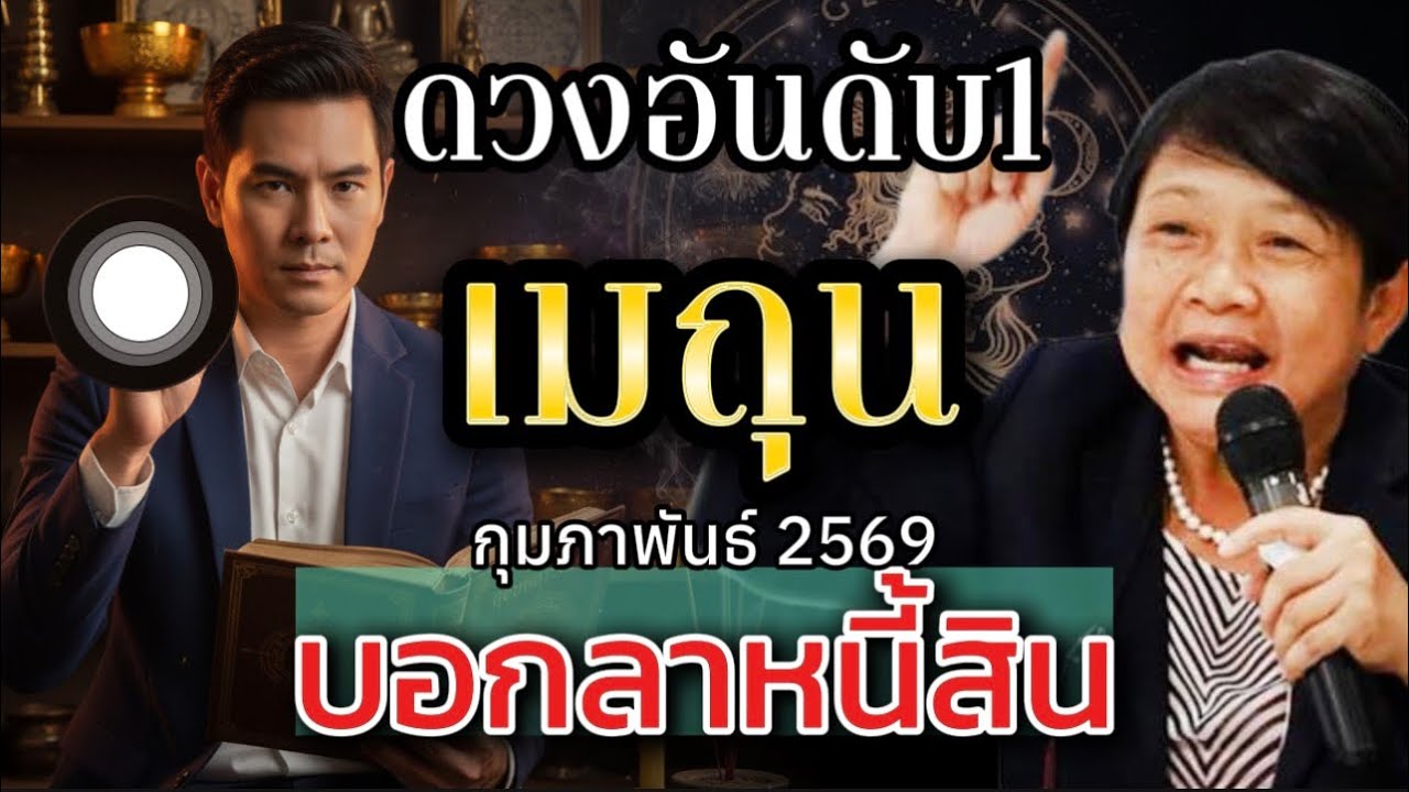 ราศีเมถุน จบสิ้นความจน บอกลากนี้สิน  โชคชะตาพลิกผันอย่างหนัก ! #ดูดวง  #ราศีเมถุน