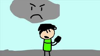 Grumpy cloud ruins Meme Warrior’s day