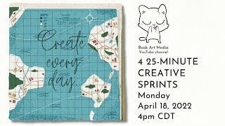 April 18, 2022 4pm CDT - Creative Sprints at Book Art Media