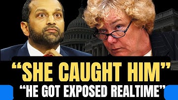 Kash Patel STUNNED as Senator Lofgren Drops Epstein Video — He Never Recovered From This