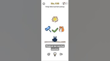 brain out level 105 help little bat fall asleep. |   help little bat fall asleep brain out