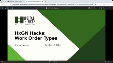 HxGN Hacks | Work Order Types
