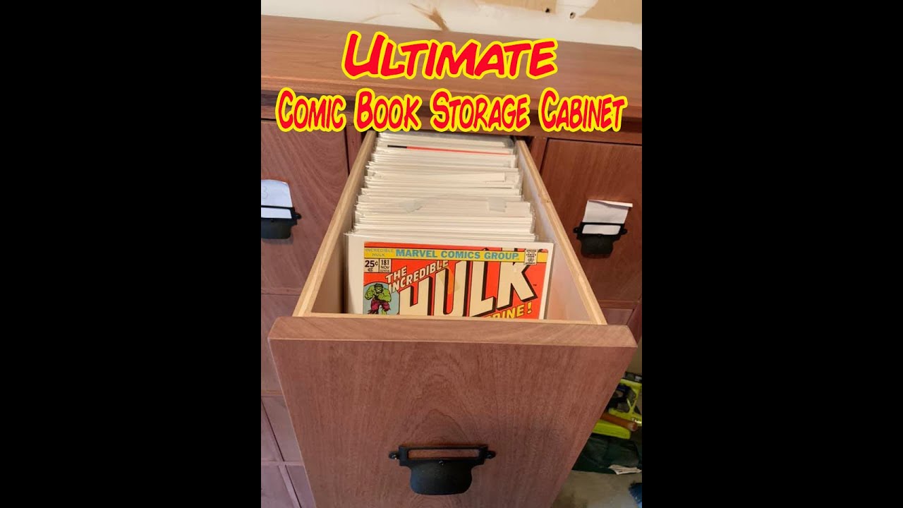 Comic Book Organization and Storage Solutions - Comic Book Storage Cabinets  and Collectibles Displays