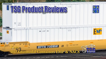 HO Scale Intermodal Shipping Containers Kato Product Review